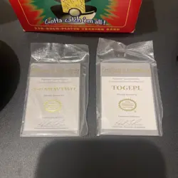 Pokemon #150 MEWTWO 23k Gold Plated Trading Card 1999 Burger King W CERT of AUTH - Image 2