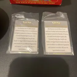 Pokemon #150 MEWTWO 23k Gold Plated Trading Card 1999 Burger King W CERT of AUTH - Image 3