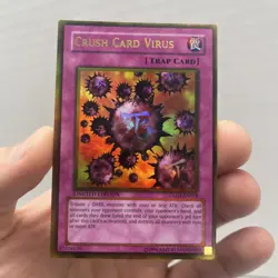 Yu-Gi-Oh! Crush Card Virus GLD1-EN038 Gold Series Gold Rare - Image 1