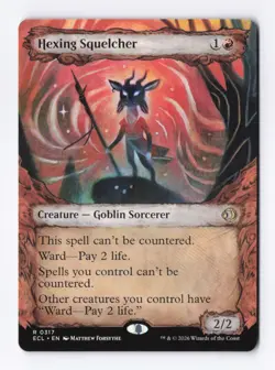 Hexing Squelcher (Showcase) 0317 (R) MTG Lorwyn Eclipsed (ECL) - Image 1