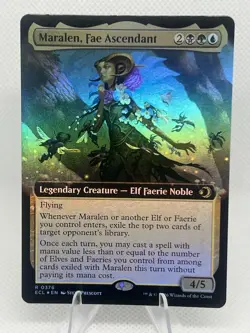 🌈 Maralen, Fae Ascendant (Extended Art FOIL) - MTG Lorwyn Eclipsed - NM - Image 1
