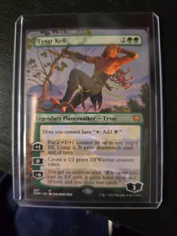 Magic The Gathering Kaldheim - TYVAR KELL (borderless) - Mythic. - Image 1