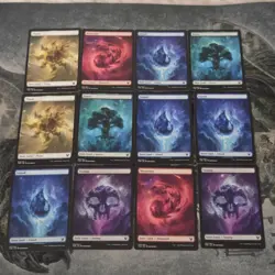 MTG Theros Beyond Death • Full Art Lands Mix Lot • 12 - Image 1