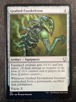 Grafted Exoskeleton - Commander: Phyrexia All Will Be One (MTG) - Image 1