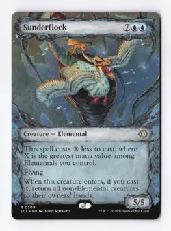 Sunderflock (Showcase) 0309 (R) MTG Lorwyn Eclipsed (ECL) - Image 1