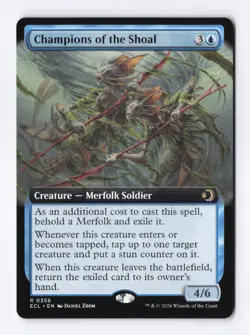 Champions of the Shoal (Extended Art) 0356 (R) MTG Lorwyn Eclipsed (ECL) - Image 1