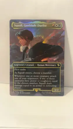 Squall, Gunblade Duelist (Borderless) Commander: Final Fantasy Regular - Image 1