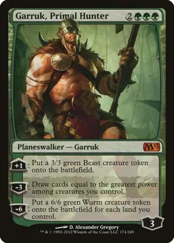 MTG Garruk, Primal Hunter - 174 / English / Near Mint - Image 1