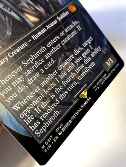 MTG Sephiroth, Fabled SOLDIER (Borderless) Final Fantasy 0317 FFVII FF7 NM - Image 2