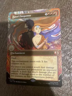Fated Firepower Showcase Avatar the Last Airbender NM MTG Free Shipping - Image 1