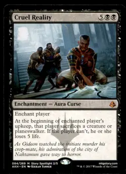 Cruel Reality LP Light Play Amonkhet MTG [7442] - Image 1