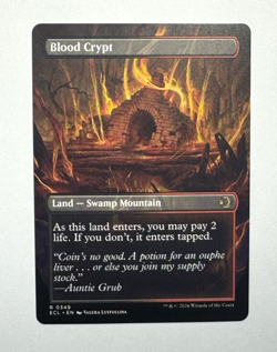 MTG Blood Crypt Double-Sided Borderless LORWYN ECLIPSED 0349 Regular NM - Image 2