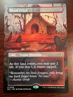 Blood Crypt (Borderless) - MTG #349 Lorwyn Eclipsed - NM/M - Image 1