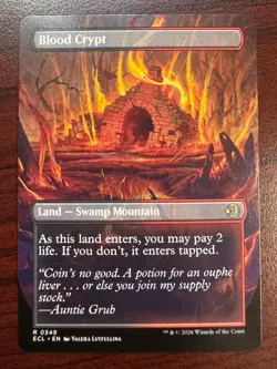 Blood Crypt (Borderless) - MTG #349 Lorwyn Eclipsed - NM/M - Image 2