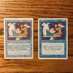 MTG: 2X Stasis - 1X ‘94 Revised (3rd Edition) & 1X ‘94 4th Edition - Vintage MTG - Image 1