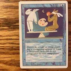 MTG: 2X Stasis - 1X ‘94 Revised (3rd Edition) & 1X ‘94 4th Edition - Vintage MTG - Image 2