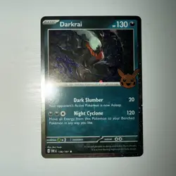 *AWESOME SWIRLS* Pokemon TCG - Darkrai Trick or Trade 2024 cosmos holo 136/197 - Image 2