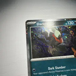 *AWESOME SWIRLS* Pokemon TCG - Darkrai Trick or Trade 2024 cosmos holo 136/197 - Image 4