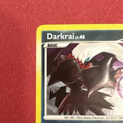 Darkrai LV.48 HOLO Majestic Dawn Pokemon TCG 3/100 MP Swirl Raw Ungraded 2008 - Image 5