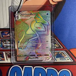 2020 Pokemon Inteleon VMax HYPER Rainbow Rare 195/192 Rebel Clash 🌈 🔥 secret - Image 1