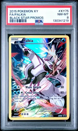 2015 POKEMON BLACK STAR PROMO PALKIA #XY75 PSA 8 NM #130341219 - Image 1
