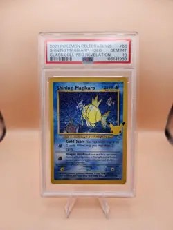 Shining Magikarp 66/64 SWSH Pokemon Celebrations 25th Anniversary PSA 10 - Image 1