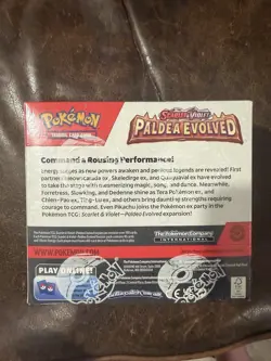Pokemon Paldea Evolved Booster Box (Great Condition) Factory Sealed ! - Image 2