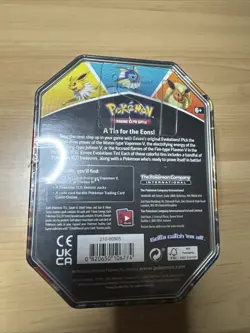 Pokemon TCG Eevee Evolutions Tin 2021 Flareon V Edition Factory Sealed - Image 2