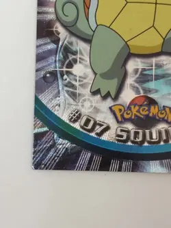 Squirtle #07 Textured Holo Foil, Vintage 1999 Topps Pokemon TV Animation Edition - Image 5