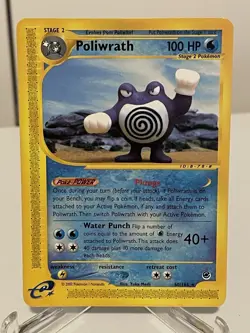 Poliwrath 060/165 Expedition Base Set Regular Pokemon RARE - Image 1