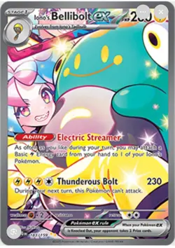 Ionos Bellibolt ex 183/159 Journey Together Special Illustration Rare Pokemon NM - Image 1