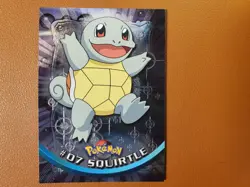 Squirtle #7 Topps Pokemon TV Animation Edition Series 1 Holo Foil #07 - Image 1