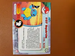 Squirtle #7 Topps Pokemon TV Animation Edition Series 1 Holo Foil #07 - Image 2