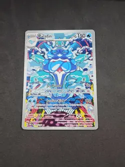 Palafin Obsidian Flames Illustration Rare Full Art Holo Pokemon TCG 200/197 - Image 1