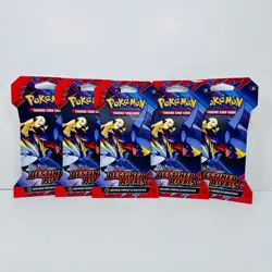 Pokemon TCG - Destined Rivals Sleeved Booster Packs - Lot of 5 - Factory Sealed - Image 1
