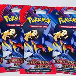 Pokemon TCG - Destined Rivals Sleeved Booster Packs - Lot of 5 - Factory Sealed - Image 2
