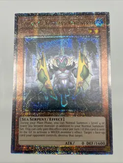 Yugioh! Atlantean Heavy Infantry RA04-EN010 QCSR Quarter Century Secret Rare NM - Image 1