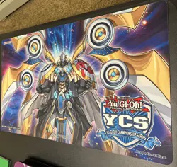 Yugioh! Number 93 Utopia Kaiser YCS Playmat! Official Konami NM - Image 1