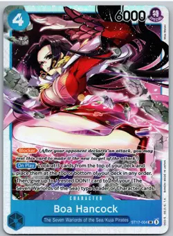 Boa Hancock ST17-004 Starter Deck 17: BLUE Donquixote Doflamingo One Piece - Image 1