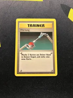 Wartung (Maintenance) 83/102 LP/EX -Vintage Pokemon Card- Base Set (7q) - Image 1