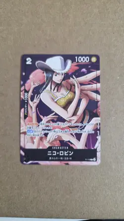 Bandai One Piece Card Game Nico Robin P-116 Character 1000 Power Regular - Image 1
