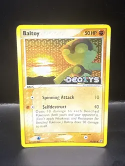 Pokemon Card - Baltoy Stamped Deoxys 53/107 Reverse Holo - Image 2