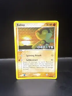 Pokemon Card - Baltoy Stamped Deoxys 53/107 Reverse Holo - Image 3