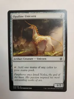 MTG Magic The Gathering Card Opaline Unicorn Artifact Creature Unicorn - Image 1