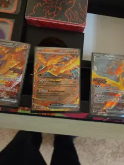 Pokemon TCG Team Rockets Moltres EX Destined Rivals Card 229/182 SIR Stamped - Image 2
