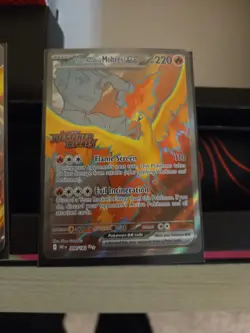 Pokemon TCG Team Rockets Moltres EX Destined Rivals Card 229/182 SIR Stamped - Image 3