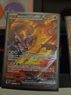 Pokemon TCG Team Rockets Moltres EX Destined Rivals Card 229/182 SIR Stamped - Image 4