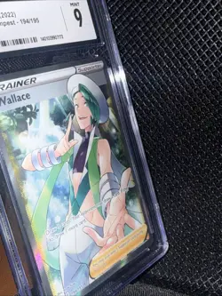 Pokemon TCG Wallace 194/195 Silver Tempest Full Art Card NM - Image 4
