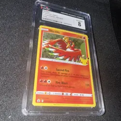 Pokemon TCG Ho-Oh Celebrations Holo Card 001/025 25th Anniversary Edition NM 8 - Image 2