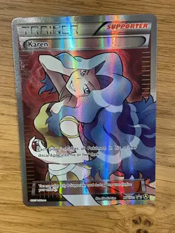 Karen XY177a Alternate Art Promo Pokemon Card - Image 1